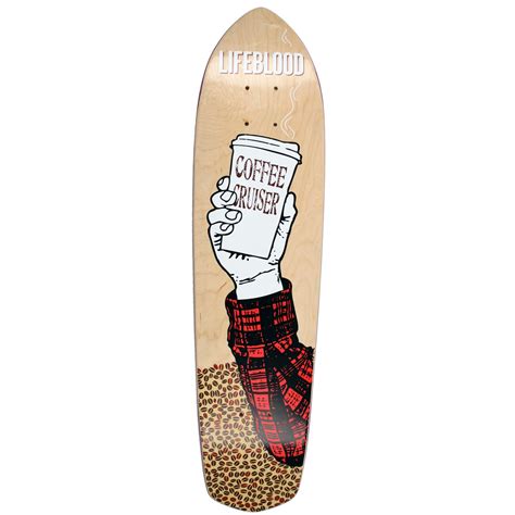 Lifeblood Coffee Cruiser Skateboard Deck | evo