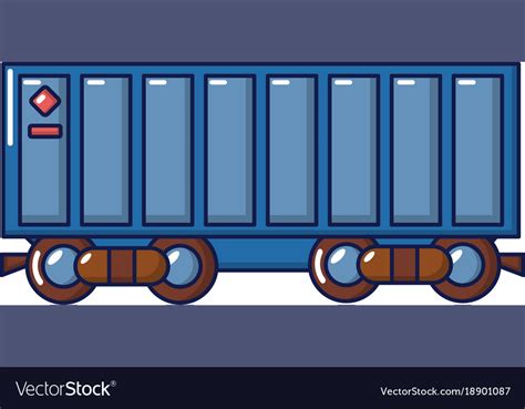 Goods Train Clipart Cartoon