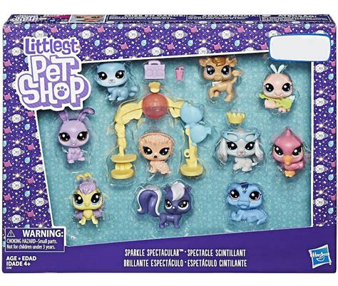 Littlest Pet Shop Sparkle Spectacular Exclusive Figure 10-Pack Set Hasbro Toys - ToyWiz