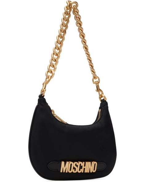 Moschino Black Logo Bag | Lyst