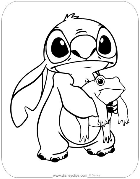 printable stitch and angel coloring pages - ellidomek