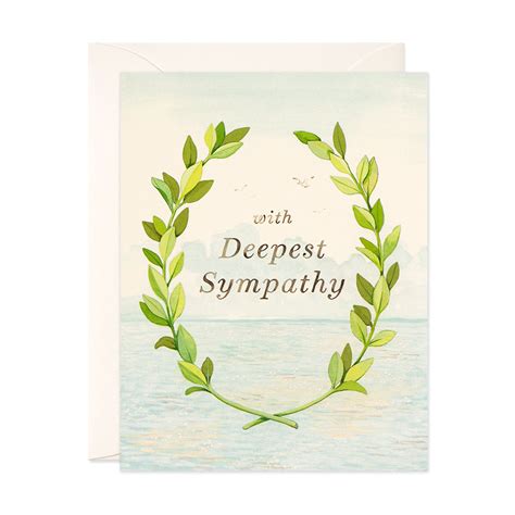 With Deepest Sympathy Card | JooJoo Paper