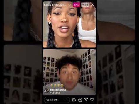 Tiktokers Samuel Adrian and Bria Lana argue on IG Live about Viral TikTok Videos - (04.27.21 ...