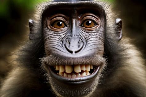 Monkey Smiling Meme