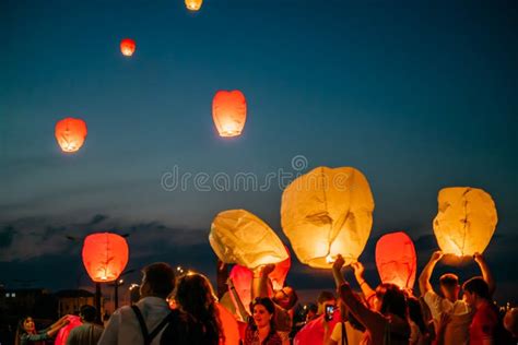 Sky lantern festival editorial photo. Image of festival - 138199806