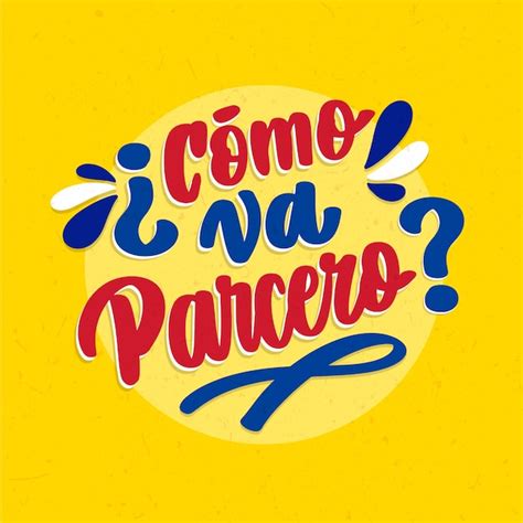 Premium Vector | Hand drawn colombian phrases lettering