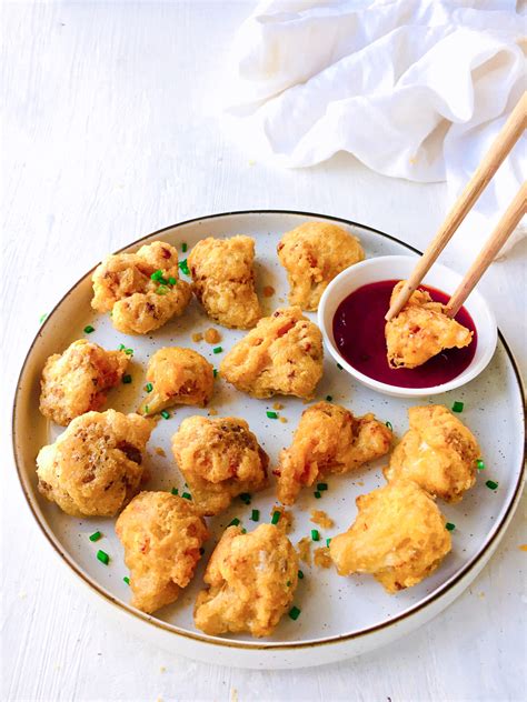 Crispy Vegan Cauliflower Bites - TheFoodSnaps