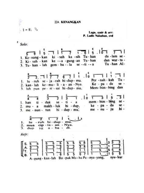 Lagu Persembahan | PDF