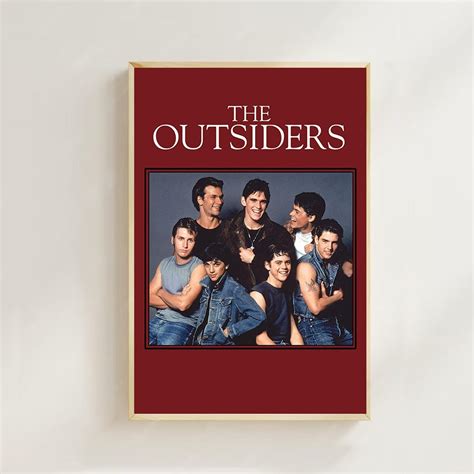 The Outsiders 1983movie Posterregular Style Art Prints,home Decor,vintage Movie Poster,canvas ...