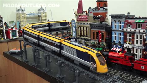 Lego Train Track Elevation and Support Kit - YouTube