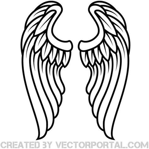 Download High Quality wings clipart outline Transparent PNG Images ...