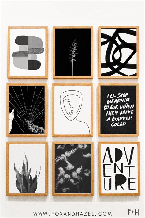 Free Printable Abstract Artblack And White - FREE PRINTABLE TEMPLATES