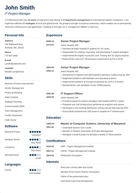 How to create resume using Microsoft Word Templates - broposa