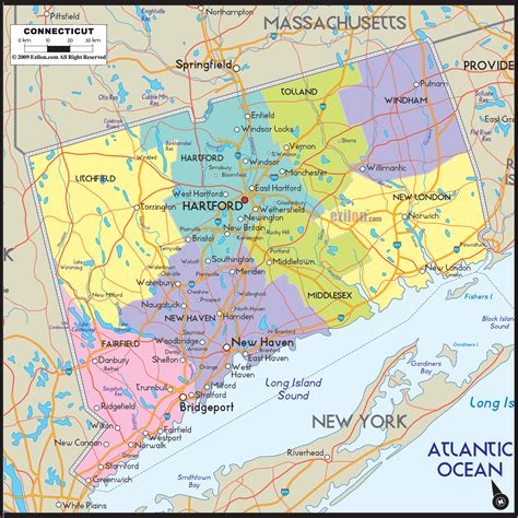 Connecticut Map