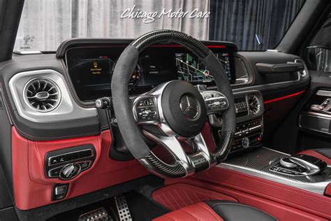 2020 Mercedes-Benz G63 AMG G63 G Manufaktur Interior Package! HOT White on Red! Carbon Fiber ...