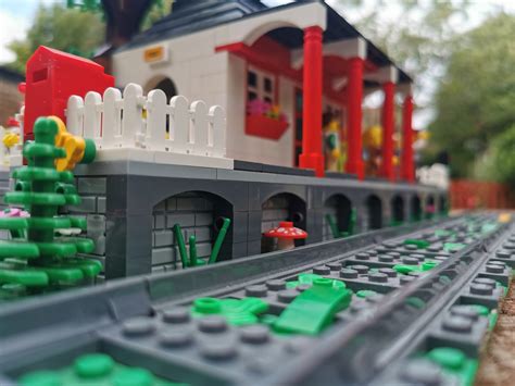 My LEGO Train Station MOC! | The Brick Post!