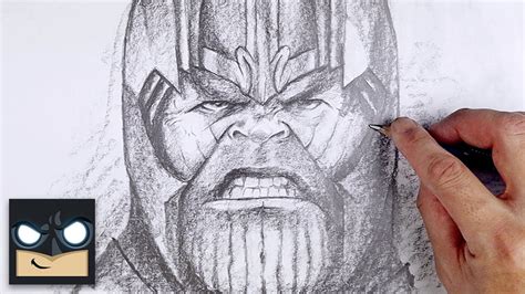 How to draw Marvel's Thanos - Cartonionline.com