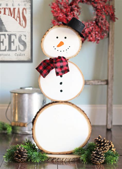 27 Creative DIY Snowman Decorations • Grillo Designs