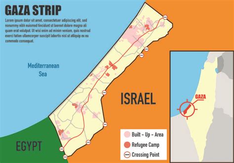 Sektor Gaza Map