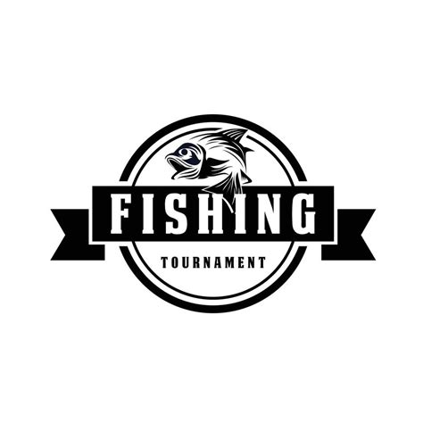 Fishing logo design template illustration . Sport fishing Logo 14275753 Vector Art at Vecteezy