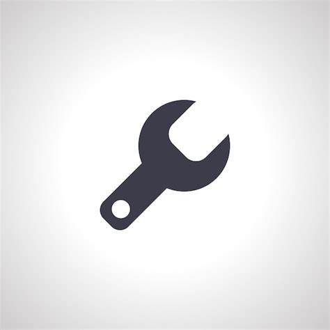 Premium Vector | Wrench icon wrench isolated icon