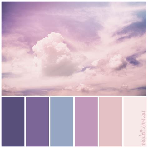 Dreamy pastel skies.... a heavenly colour palette to inspire creativity! #colorpalette | Pastel ...