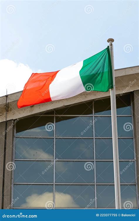 Italy Flag Tricolor stock image. Image of italy, wind - 223377755