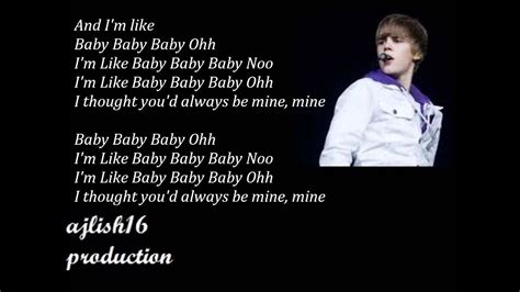 Justin Bieber Baby Lyrics Song Video - justinbieberjullla