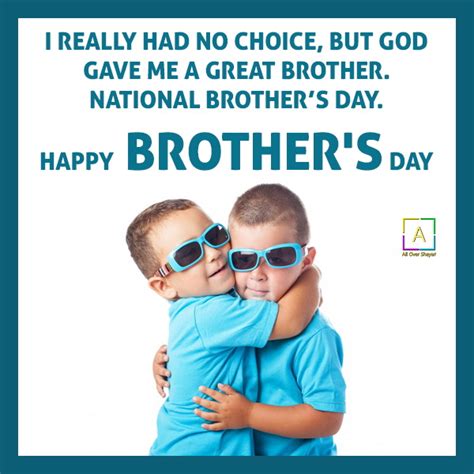 National Brother's Day Quotes, Happy Brother's Day Quotes, Messages