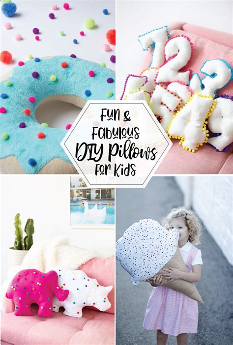 Fun and Fabulous DIY Pillows for Kids