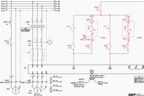 The wiring diagram and physical layout of the equipment inside the motor control centre | EEP