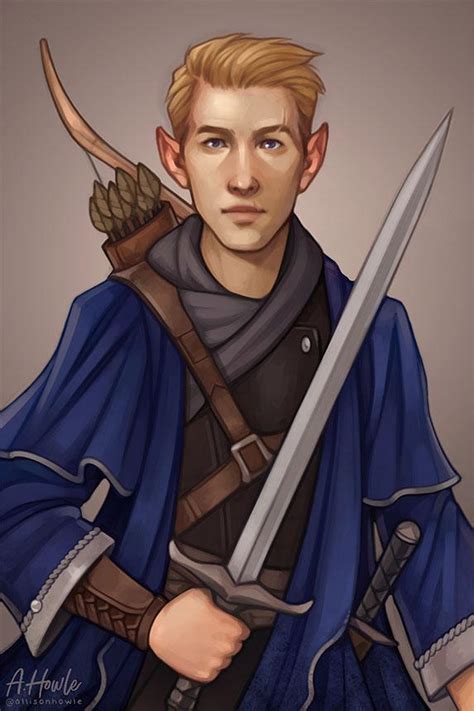 [Art] Josiah Iylvermore, the Half-Elf Ranger : r/DnD