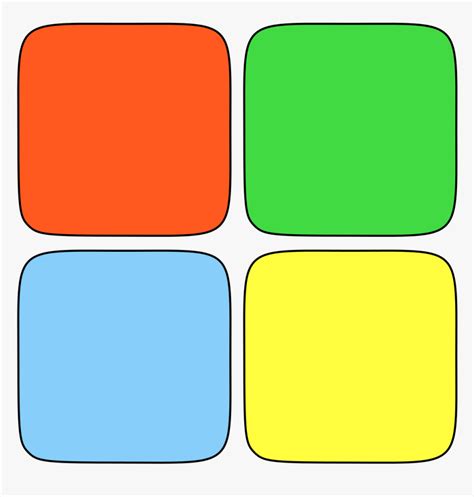 Logos With Colored Squares, HD Png Download - kindpng