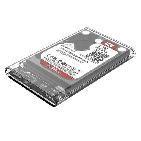 Hard Drive Enclosure 2.5 inch / Plastic / Transparent / HDD / SSD ...