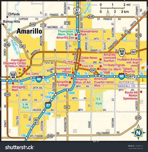 Texas Map Amarillo | Business Ideas 2013 - Printable Map Of Amarillo Tx | Printable Maps