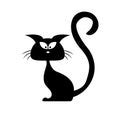 Image of clipart black cat | CreepyHalloweenImages