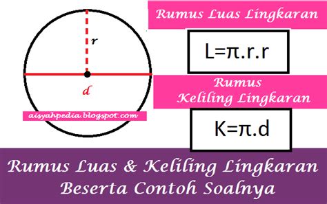 Rumus Bulat – Luas, Keliling Dan Teladan Soalnya - 5 kumpulan materi soal dan jawaban belajar online