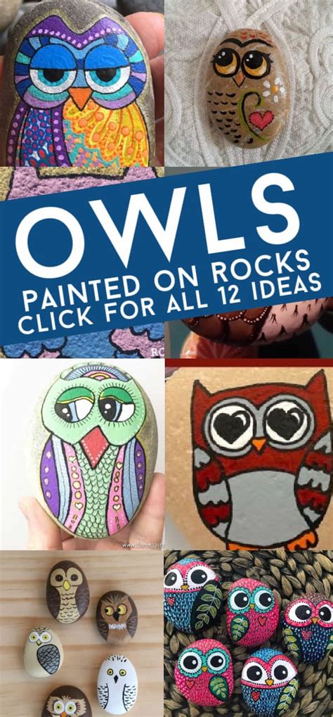 14 easy Owl Rock Painting Ideas - Rock Painting 101