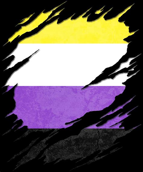 Non Binary Flag Art - Nesta Adelaide