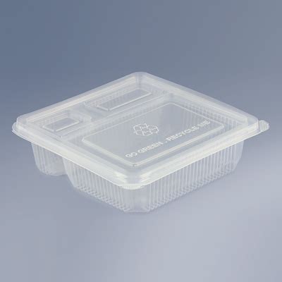 3 Compartments Lunch Box MTP Packaging