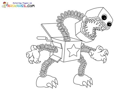 Boxy Boo Coloring Pages