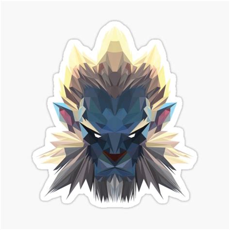 "Phantom Lancer Low Poly Art" Sticker by giftmones | Redbubble