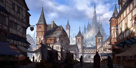 Download Medieval Castle Fantasy City Art