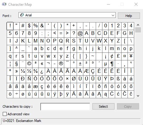 Insert ASCII or Unicode Latin-based symbols and characters - Microsoft ...