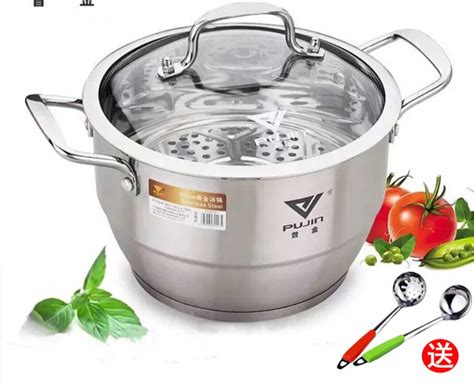 Stainless Steel Small Steamer Pot Mini Single Layer Stockpot Thicken ...