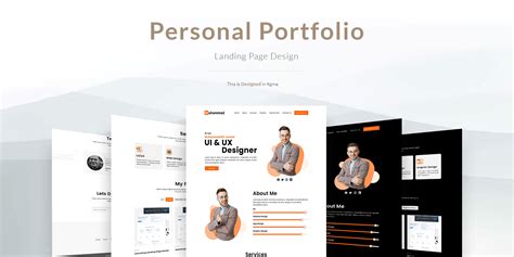 Personal Portfolio (UI / UX Designer) Free | Figma Community