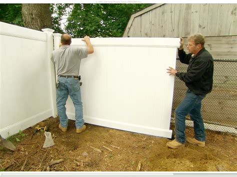 Famous How To Remove Vinyl Fence Panel References