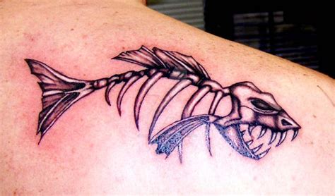 Fish bone tattoo by jacqustyle11 on DeviantArt