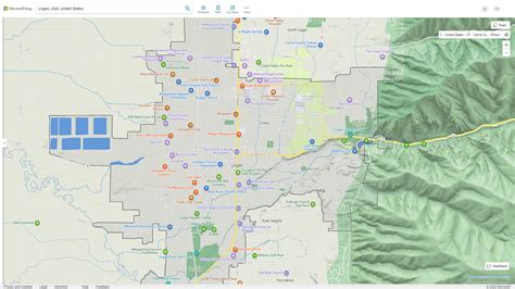 Logan, Utah Map