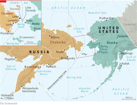 Map Of Usa And Russia Border – Topographic Map of Usa with States